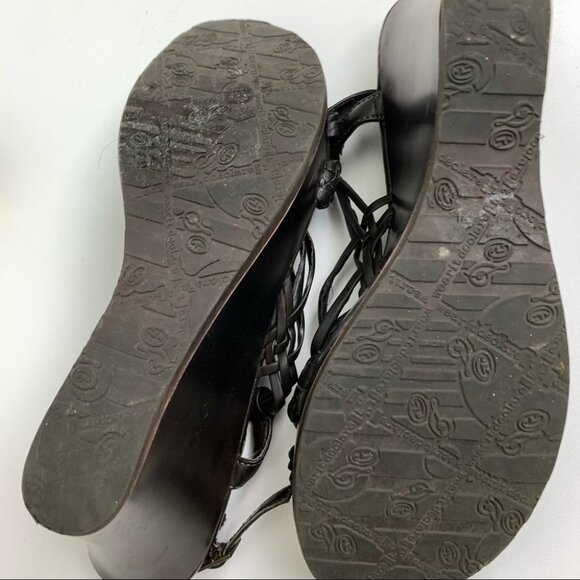 SO Wear It  Black Wedge Size 8 - Picture 6 of 7